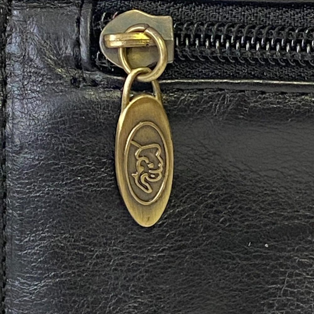 Vera Pelle Weave Woven Genuine Leather Crossbody Bag Multicolor Magnetic Flap - Picture 15 of 15